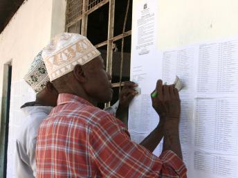 Les Tanzaniens étaient plus de 19 millions et demi d'électeurs en Tanzanie continentale et pru00e8s de 408 000 inscrits u00e0 Zanzibar pour le scrutin de 2010. Crédits Photo: Reuters